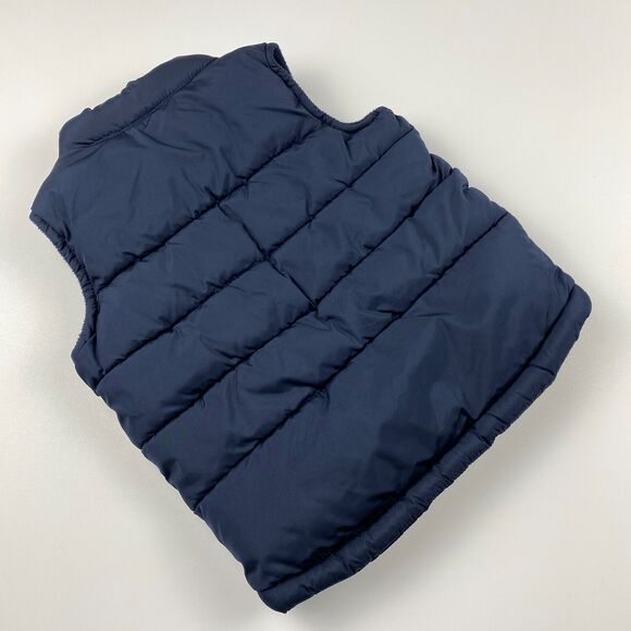 Old Navy Frost Free Unisex Baby's Puffer Vest Full Zip Blue Nautical Sz 18-24m - Picture 3 of 9